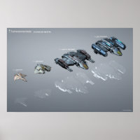 Affiche des unités de hangar
