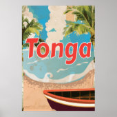 Affiche des vacances Vintages des Tonga (Devant)