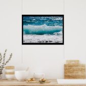 affiche des vagues océaniques (Cuisine)