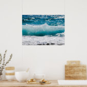 affiche des vagues océaniques (Cuisine)