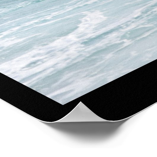 affiche des vagues océaniques (Coin)