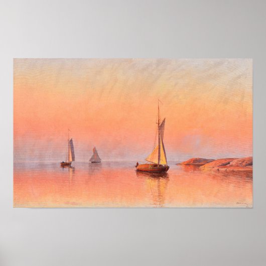 Affiche des voiliers d'Abrahamsson (Devant)