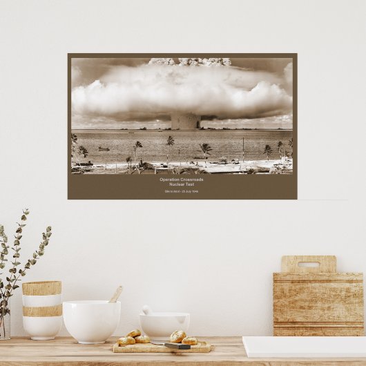 Affiche d'essai nucléaire (Cuisine)