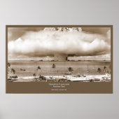 Affiche d'essai nucléaire (Devant)