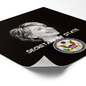 Affiche d'État Hillary (Coin)