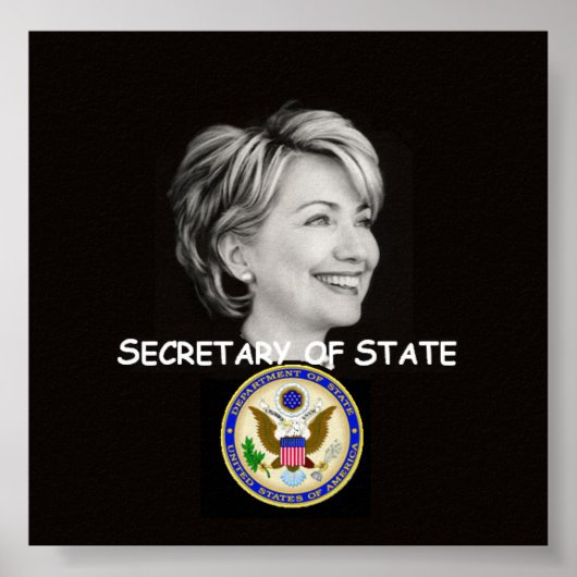 Affiche d'État Hillary (Devant)