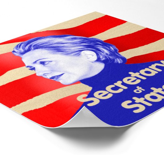 Affiche d'État Hillary (Coin)