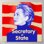 Affiche d'État Hillary (Devant)