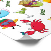 Affiche d'été pour la nurserie | Affiche pour cham (Coin)