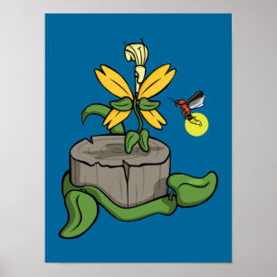 Affiche d'été pour le printemps