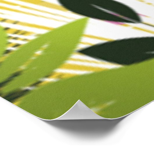 Affiche d'été tropicale (Coin)