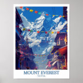 Affiche d'Everest - Poster du camp de base d'Evere (Devant)