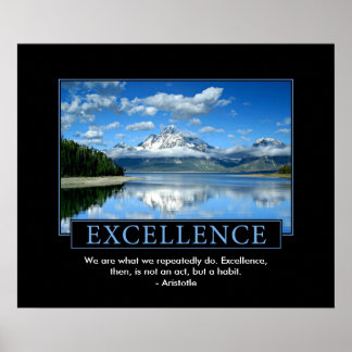 Affiche d'excellence
