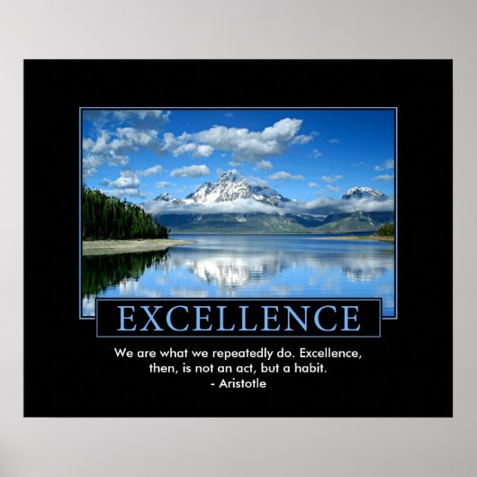 Affiche d'excellence (Devant)