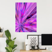 Affiche d'explosion lumineuse (Bureau à domicile)
