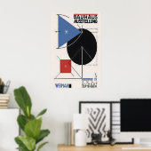 Affiche d'exposition Bauhaus Art abstrait géométri (Bureau à domicile)