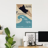 Affiche d'exposition d'art japonais Koshiro Onchi (Bureau à domicile)