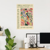 Affiche d'exposition de style Matisse Art mural ré (Bureau à domicile)