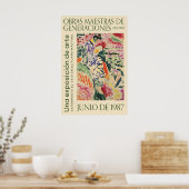 Affiche d'exposition de style Matisse Art mural ré (Cuisine)