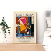 Affiche d'exposition Kandinsky | Géométrique Abstr