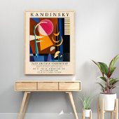Affiche d'exposition Kandinsky | Géométrique Abstr