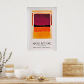 Affiche d'exposition Mark Rothko 1979 Vintage (Cuisine)