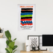 Affiche d'exposition Sonia Delaunay 1973 Art vinta (Bureau à domicile)