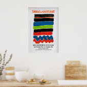 Affiche d'exposition Sonia Delaunay 1973 Art vinta (Cuisine)