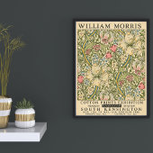 Affiche d'exposition William Morris | Botanique Vi