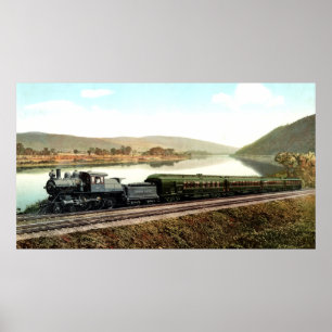 Affiche d'express de diamant noir de LVRR