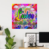 Affiche d'Express de Lisbonne Vista (Bureau à domicile)