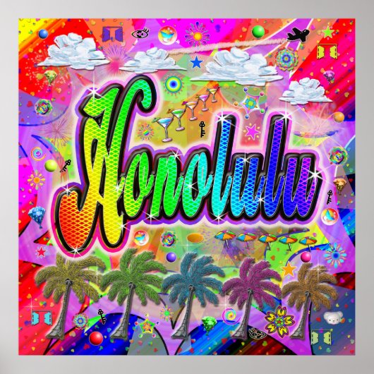 Affiche d'Express Honolulu Vista (Devant)