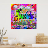 Affiche d'Express Honolulu Vista (Cuisine)