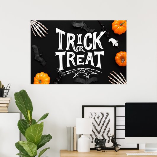 Affiche d'Halloween (Bureau à domicile)