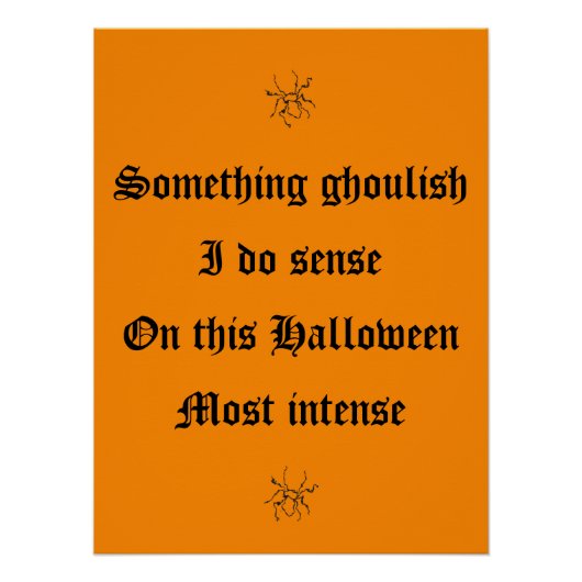 Affiche d'Halloween (Devant)