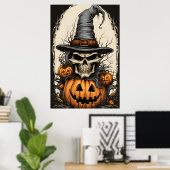 Affiche d'Halloween (Bureau à domicile)