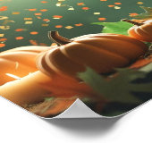 Affiche d'Halloween Décor Automne (Coin)