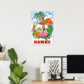Affiche d'Hawaii (Bureau à domicile)
