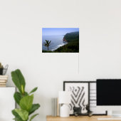 Affiche d'Hawaii Point de vue de Pulolu (Bureau à domicile)