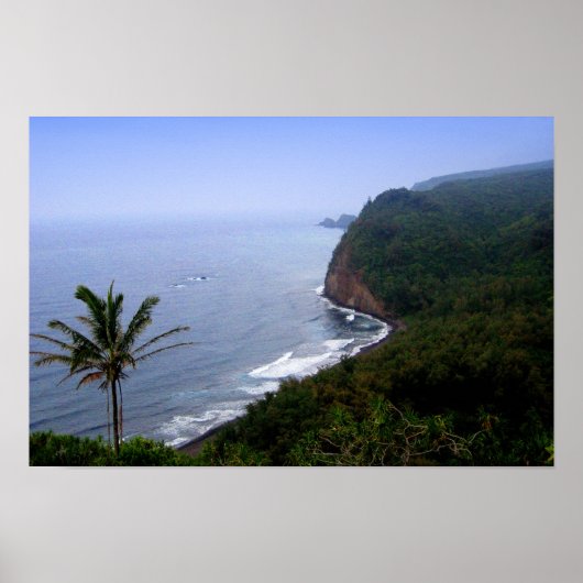 Affiche d'Hawaii Point de vue de Pulolu (Devant)