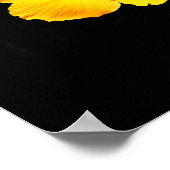 Affiche d'Hibiscus Jaune (Coin)