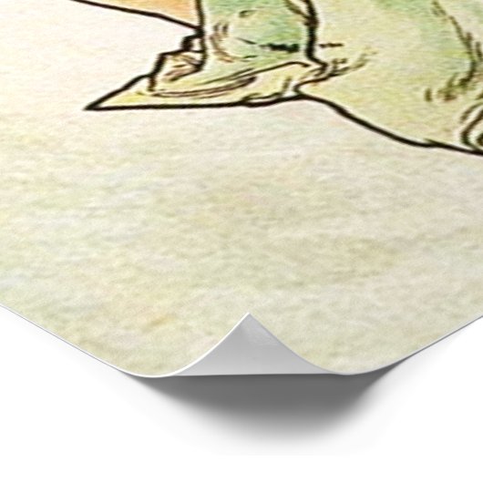 Affiche d'hiver Alpohnse Mucha (Coin)