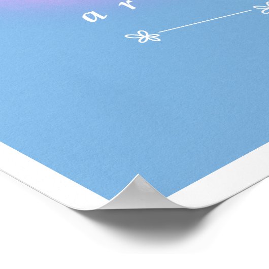 Affiche d'horoscope avec fleurs de naissance - Ari (Coin)