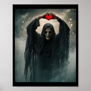 Affiche d'horreur effrayante de fantôme drôle à ma