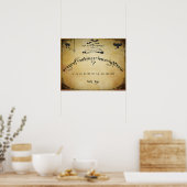 Affiche d'humour Spirit Board (Cuisine)