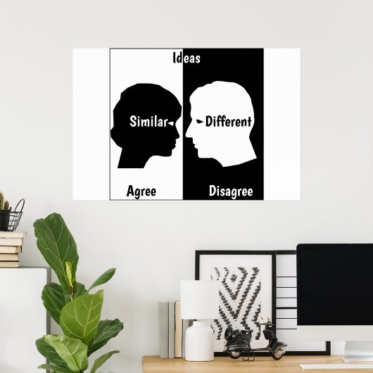 Affiche d'idées (Bureau à domicile)