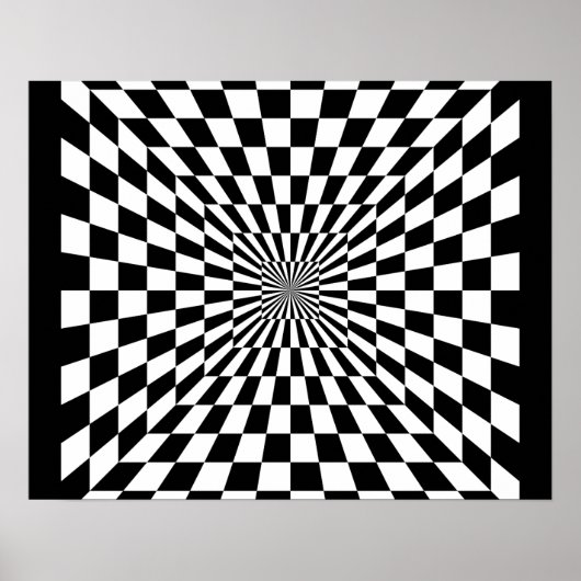Affiche d'illusion optique (Devant)