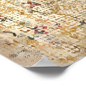 Affiche d'illustration de chat qui marche Impressi (Coin)