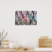 Affiche d'illustration de fleur d'arbre fruitier (Cuisine)