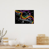 Affiche d'illustration de musique (Cuisine)